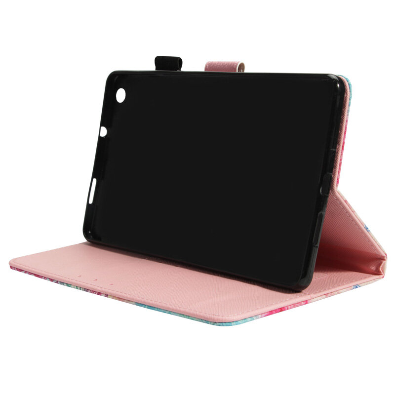 Tablet Funda Voor Huawei Mediapad M3 Lite 8 Inch Fashion Mandala Bloemenprint Leather Flip Wallet Case Cover Coque Shell stand