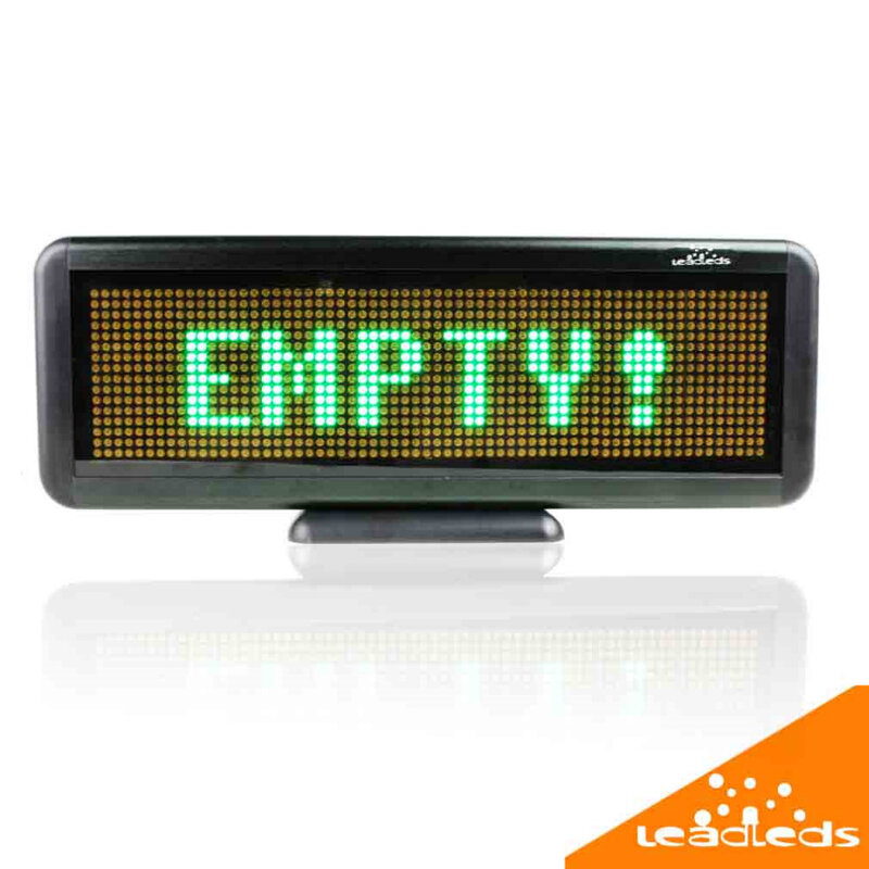 Green led Sign / Store Scrolling Electronic Led Display Board,lithium battery Rechargeable Usb Programmable Advertising led sign