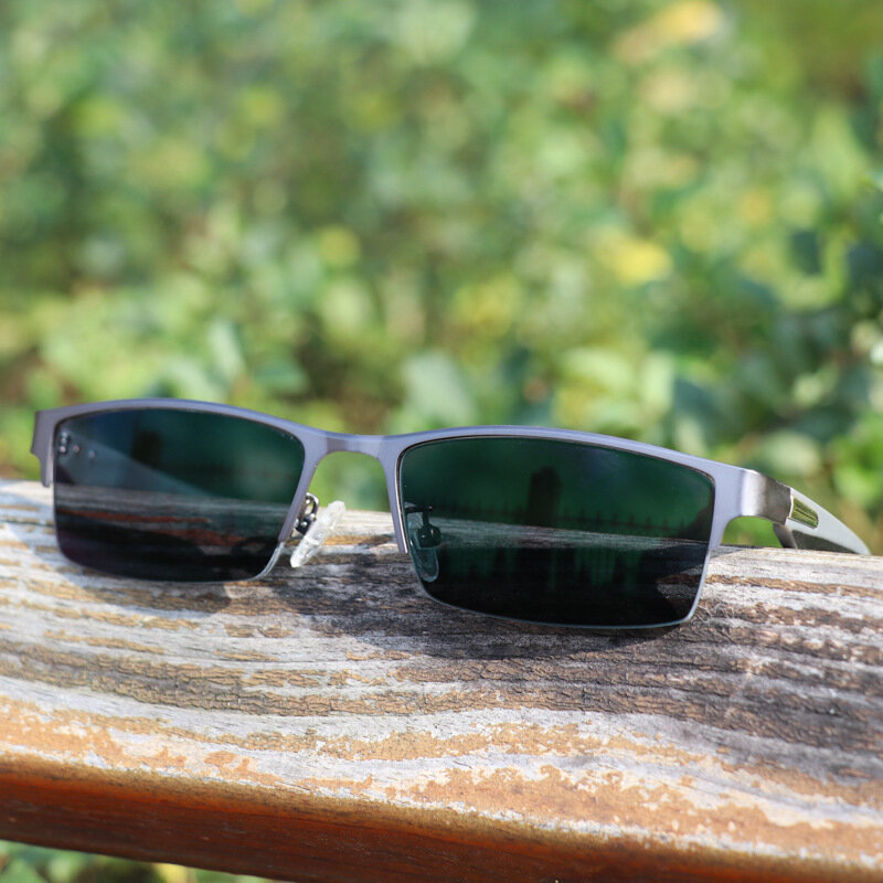 Солнцезащитные очки из титанового сплава с переходом фотохромные очки для чтения для мужчин дальнозоркость Пресбиопия с диоптриями Пресбиопия очки
