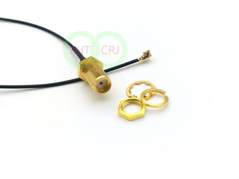 Adaptador de cable pigtail hembra SMA a IPX U.FL hembra 100, 1,13 unidades