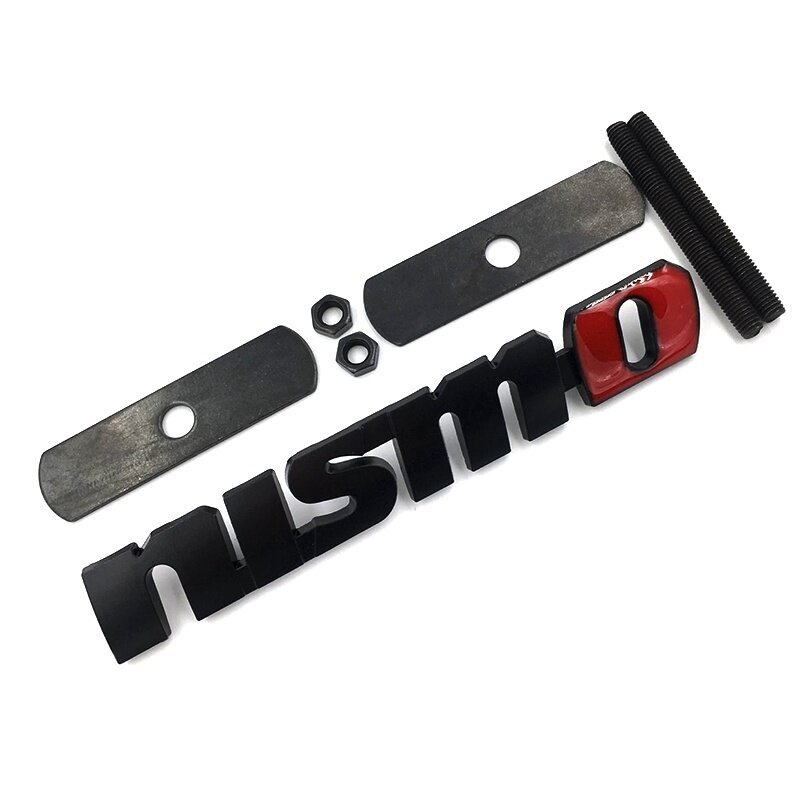 Pegatinas de Metal NISMO para coche, emblema de rejilla delantera, para Nissan Tiida y Teana Skyline Juke x-trail Almera Qashqai