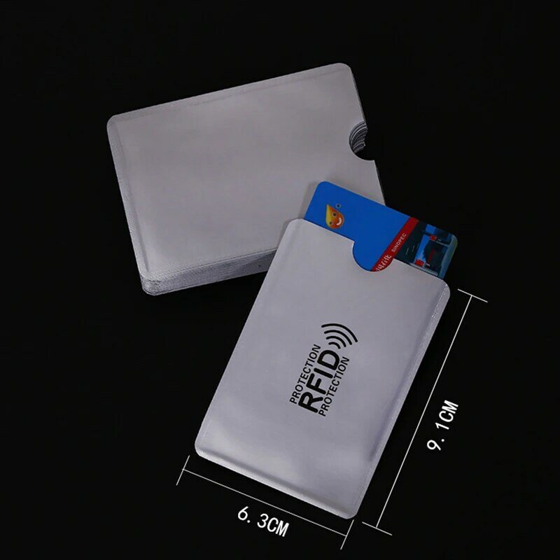 Couverture de carte RFID blocage de carte bancaire sans contact manchon de débit protecteur de crédit porte-cartes RFID carte portefeuille BUS porte-carte d'identité