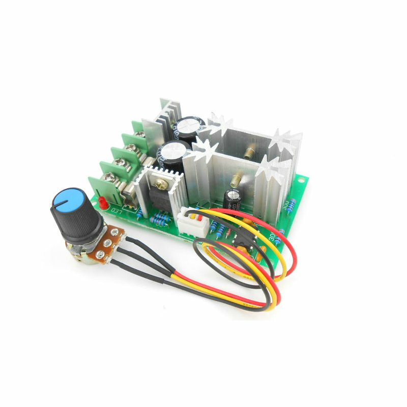 DC motor speed regulator 12V 24V 36V 48V High power drive module PWM Motor speed controller 20A current regulator