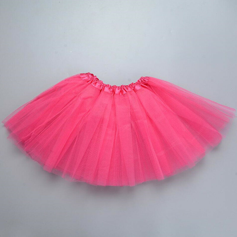 Faldas de tutú para niñas de 2 a 7 años, falda de tul de Ballet para niñas pequeñas, vestido de princesa, falda de malla para niños A331