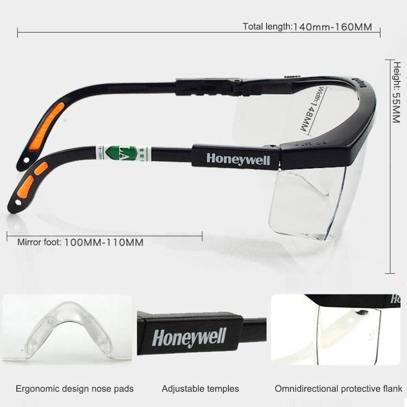 Gafas protectoras antigolpes para PC, lentes de seguridad antisalpicaduras, a prueba de polvo, trabajo, protección de conducción