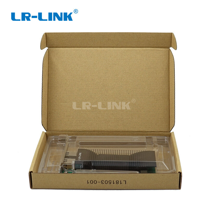 LR-LINK 2003PT RJ45 Aplicação Indústria PCI Express Dual Port Gigabit Ethernet Placa de Rede LAN Adapter Intel NIC I350