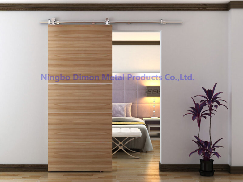 Dimon-Herrajes para puertas correderas de madera, accesorios personalizados para puertas correderas, estilo americano, SUS 304, DM-SDS 7101