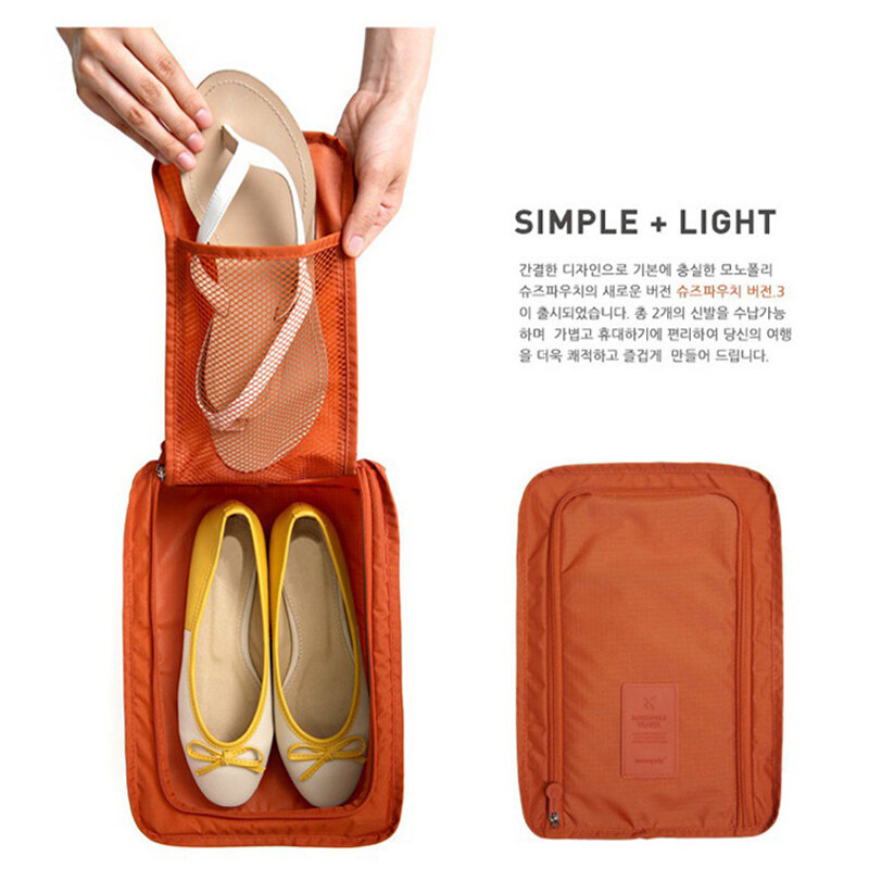 Нейлоновая сетчатая упаковка XZP, кубическая система для дорожных сумок, Прочная Большая емкость сумок для обуви, унисекс, сортировка обуви, ...