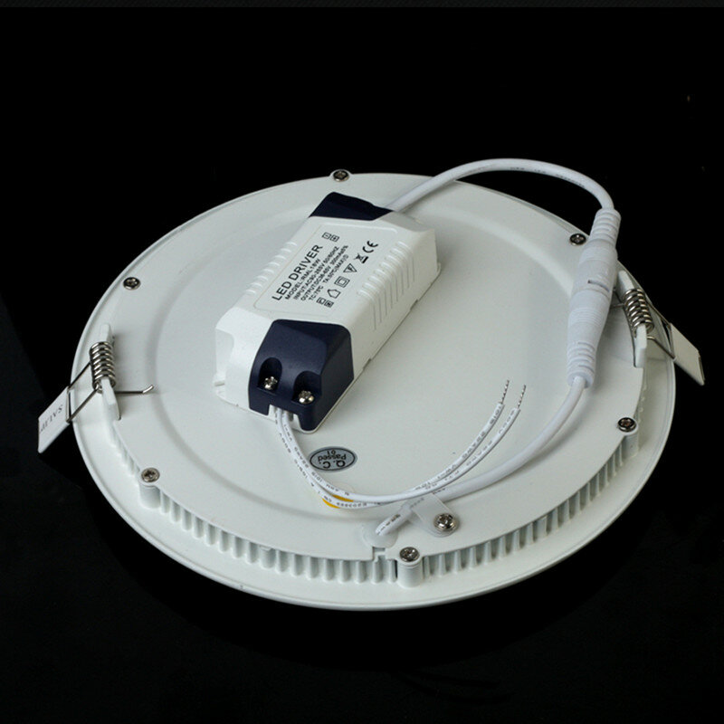 Dimmable LED PANEL Light Ultraบางเพดานดาวน์ไลท์ 3W 4W 6W 9W 12W 15W 25W LED Spot Light AC85-265V