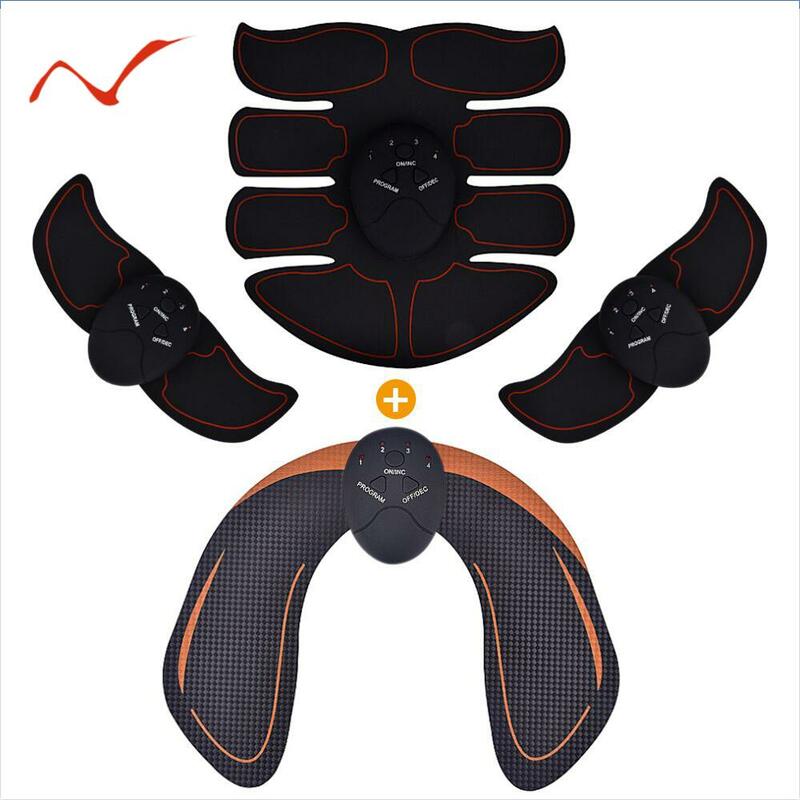 Smart EMS Hips Trainer Electric Muscle Stimulator Wireless Buttocks Abdominal ABS Stimulator Fitness Body Slimming Massager