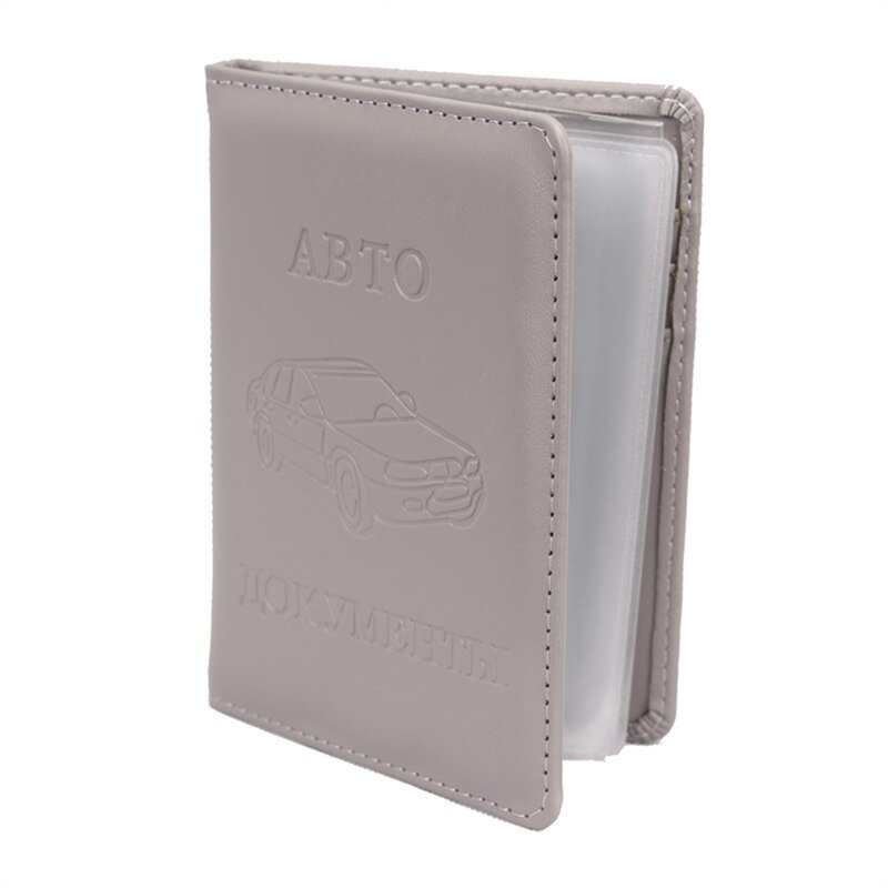 PU Leather Cover for Auto Documents Driver's Licence Covers Business Card Holders Travelling Purse for Auto-documents ABTO