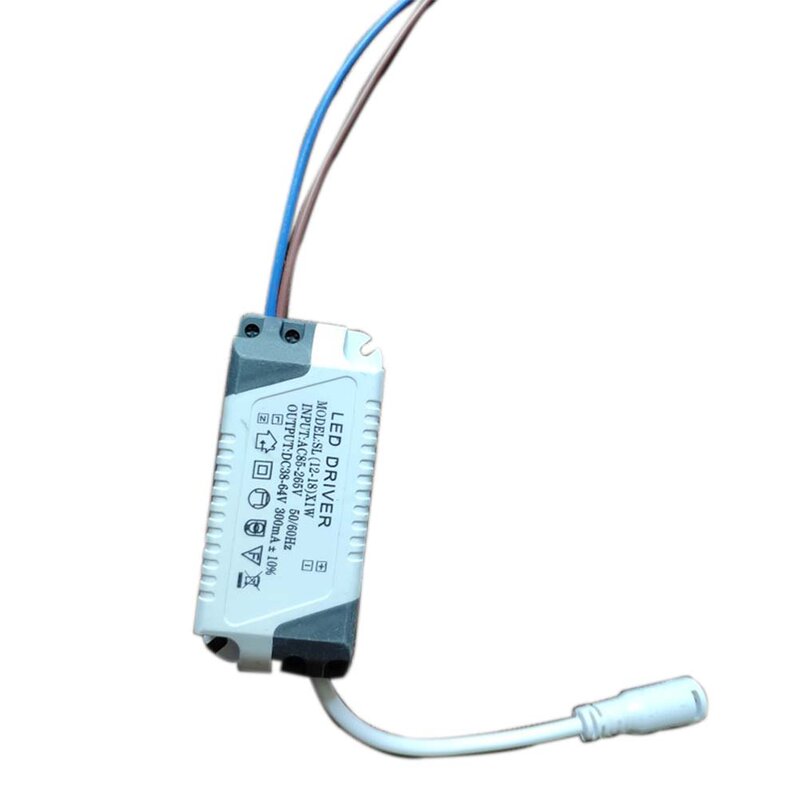 1 stücke LED Licht Transformator Netzteil Adapter Für Led Lampe/birne 1-3W 4-7W 8-12W 13-18W 18-24W Sichere Kunststoff Shell Led-treiber