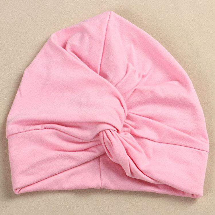 Fashion 12 Warna Katun Anak Serban Topi Bayi Beanie Topi Hiasan Kepala Anak Shower Hat Hadiah Ulang Tahun Foto