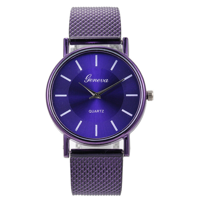 Moda mulher relógio de quartzo high-end azul vidro elegante distinto senhoras relógios reloj inteligente mujer zegarki damskie