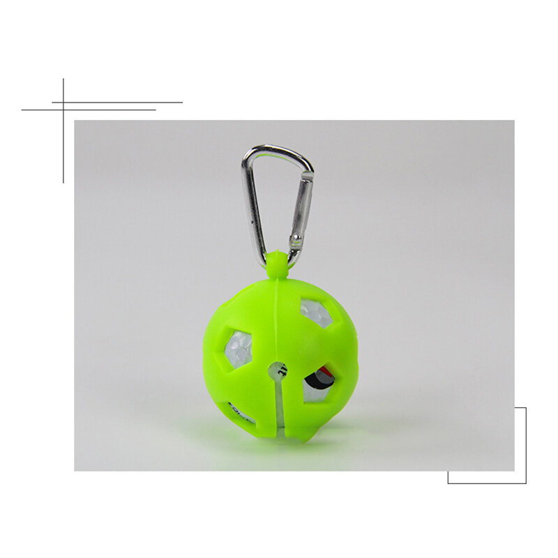 Chaveiro de silicone com capa protetora, acessórios de cor aleatória para bola de golfe, 1 peça
