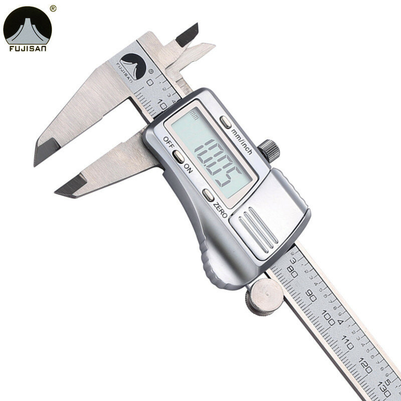 FUJISAN-مقياس Vernier الرقمي ، من الفولاذ المقاوم للصدأ ، ميكرومتر ، أدوات القياس الإلكترونية ، 0-150 مللي متر/0.01