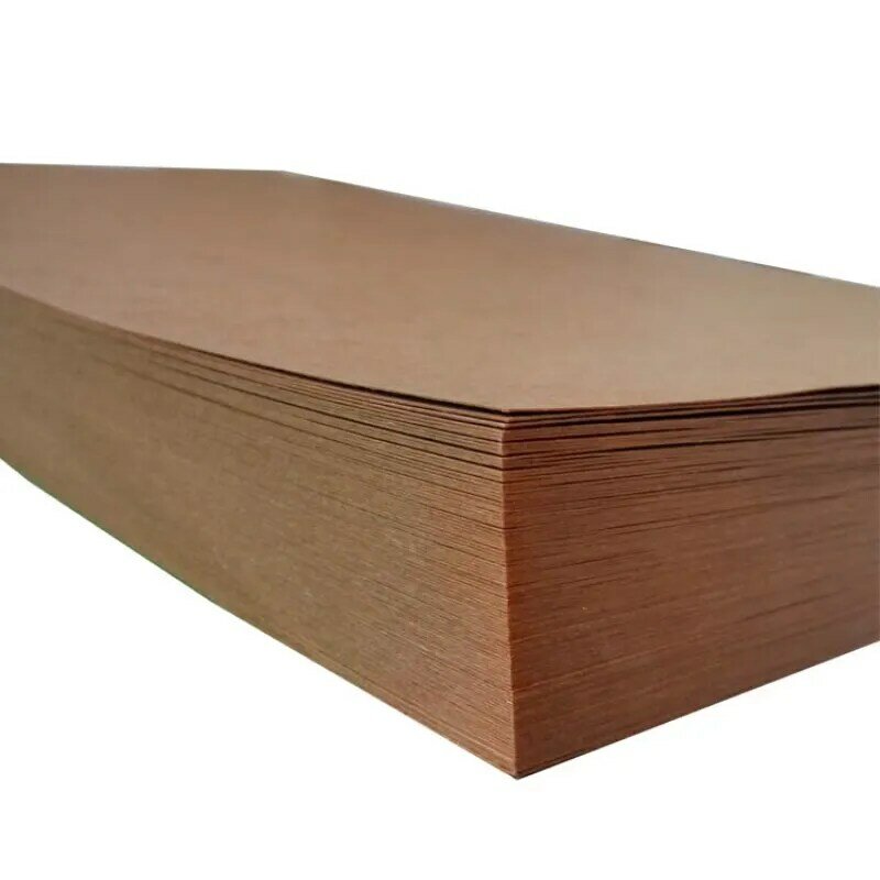 50 unids/lote de papel kraft A5 A4, papel marrón para manualidades, cartón grueso, papel para tarjetas DIY, 80g, 120g, 150g, 200g, 250g