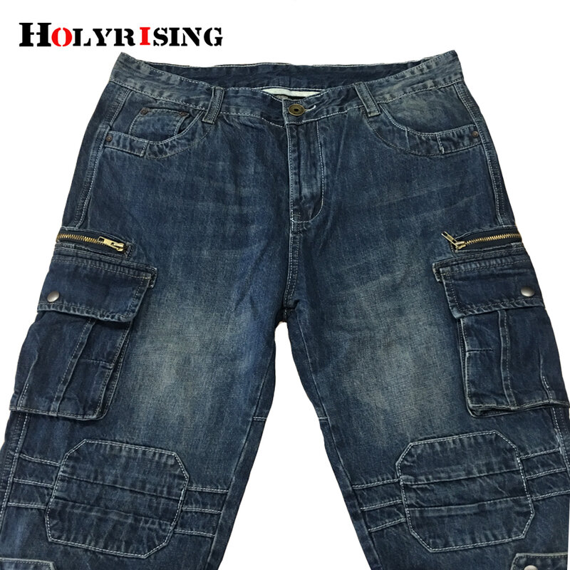 Hot sale Brand Jeans pant Men Denim Trousers Blue Boy's Cotton knees Fashion Summer Men's pants fashion jean  29-40