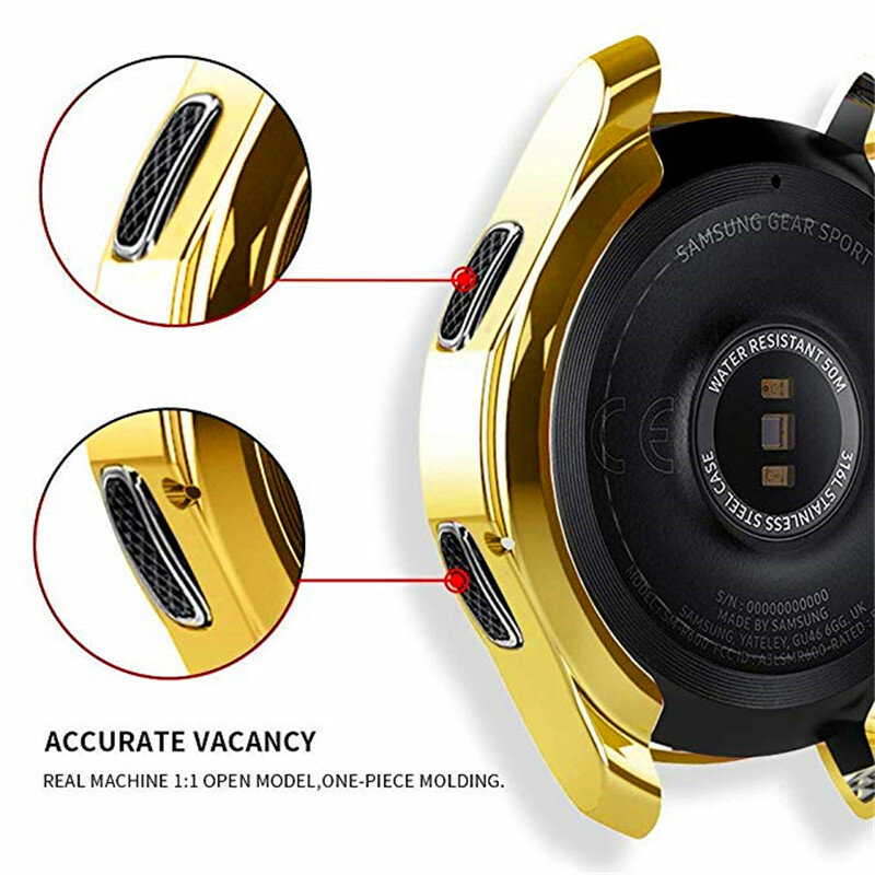 Odporna na wstrząsy i nietłukąca powłoka ochronna TPU pokrowiec na Samsung Gear S3 Frontier/klasyczny i Galaxy Watch 46/42mm