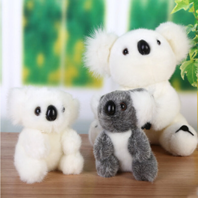 Brinquedo do bebê de pelúcia koala bonito sentado koala brinquedo de pelúcia boneca grande/tamanhos pequenos crianças hobby brinquedos presente natal casa decoração
