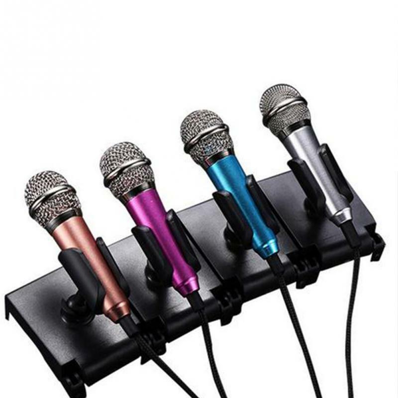 Tragbare 3,5mm Stereo Studio Mic KTV Karaoke Mini Mikrofon Für Handy Laptop PC Desktop 5,5 cm * 1,8 cm Kleine Größe Mic
