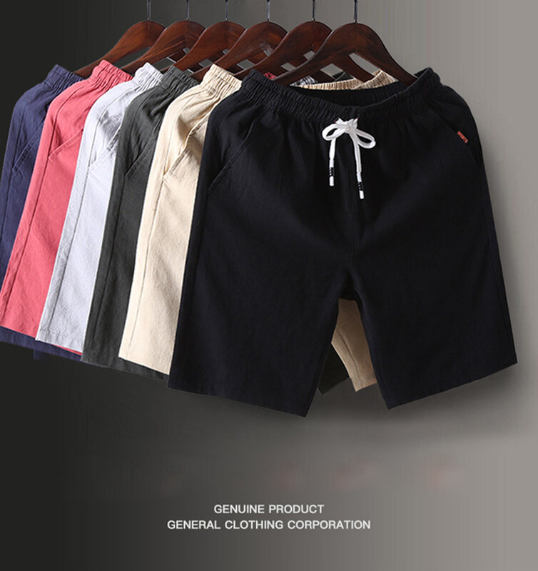 2019 Fashion Cotton Solid Men sport summer casual mens shorts