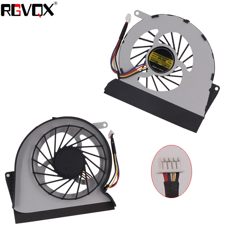 Novo ventilador de refrigeração do portátil para lenovo ideapad y460 pn: dfs551205ml0t substituição do radiador do refrigerador da cpu
