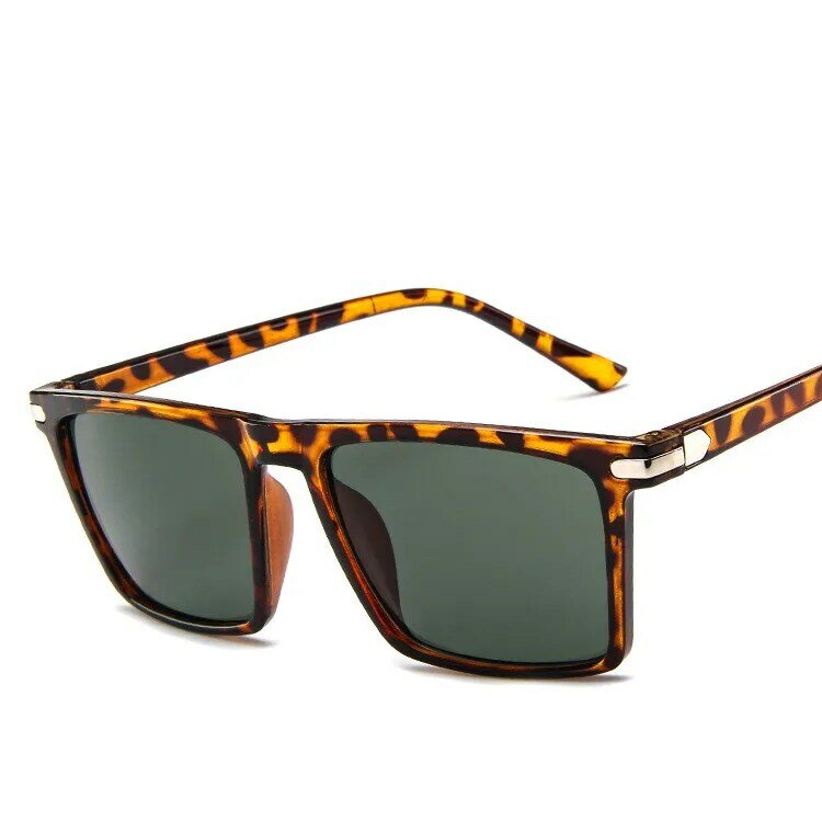 Очки солнцезащитные классические UV400 для мужчин и женщин, зеркальные квадратные солнечные аксессуары в ретро стиле, для вождения, рыбалки