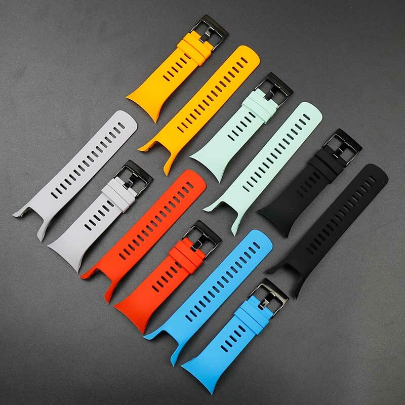 Bracelet de sport étanche en silicone pour hommes et femmes, accessoires de montre pour Suunto Spartan formateur HR cool running series