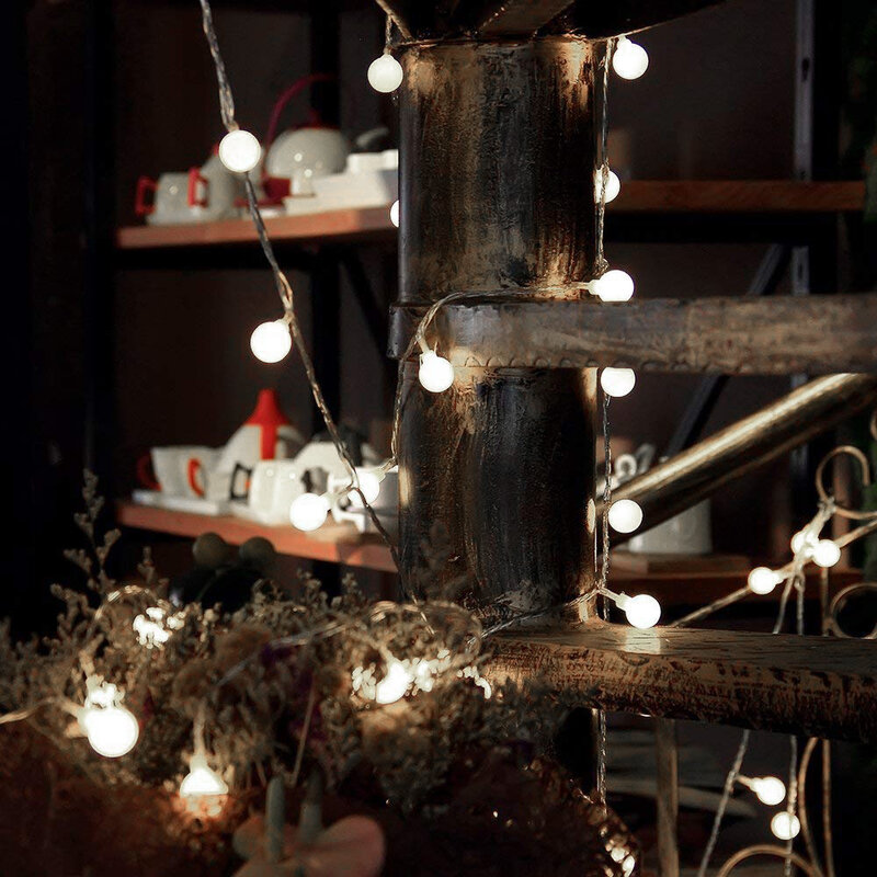 1.5M 3M 5M Fata Ghirlanda Impermeabile della Sfera del LED Luci Della Stringa Per L'albero Di Natale di Nozze A Casa Decorazione Dell'interno alimentato A batteria