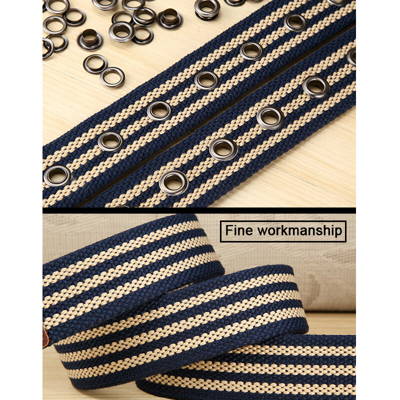 حزام قماش عالي الجودة للرجال ، إبزيم دبوس ، كاجوال ، عرض 3.8 سنتيمتر ، للطلاب ، MD821