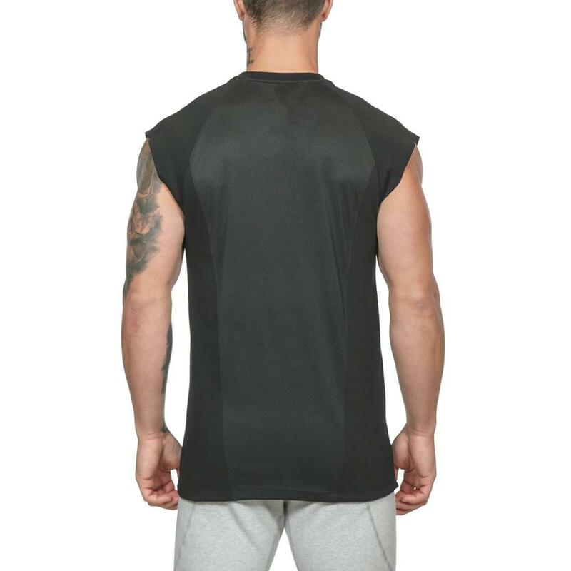 T-shirt manches courtes pour homme, estival et décontracté, Slim, à la mode, noir, 2021