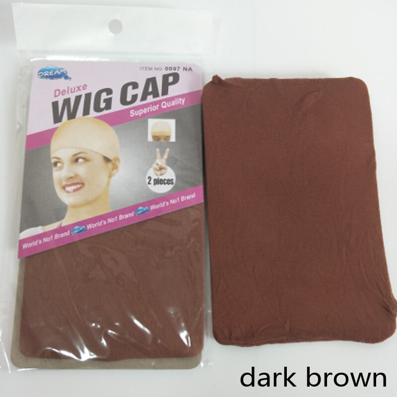 36PCS (18Packs) NEW Deluxe Dream Beige Wig Cap 2PCS/Pack Stretchable Elastic Hair Net Snood Wig Cap Hairnet Hair Mesh
