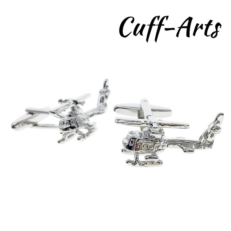 Cufflinks for Men Helicopter Cufflinks Mens Cuff Jewelry Mens Gifts Vintage Cufflinks Gemelos  by Cuffarts C10317