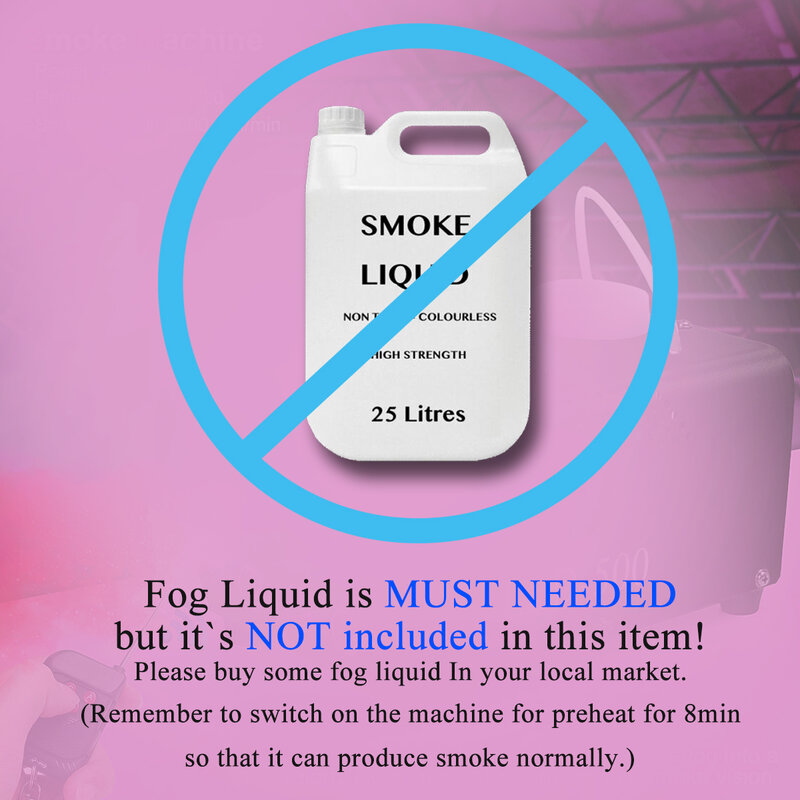 Mini  Wireless 400W Fog Smoke Mist Machine  Effect Disco DJ Party Christmas with Remote Control fogger