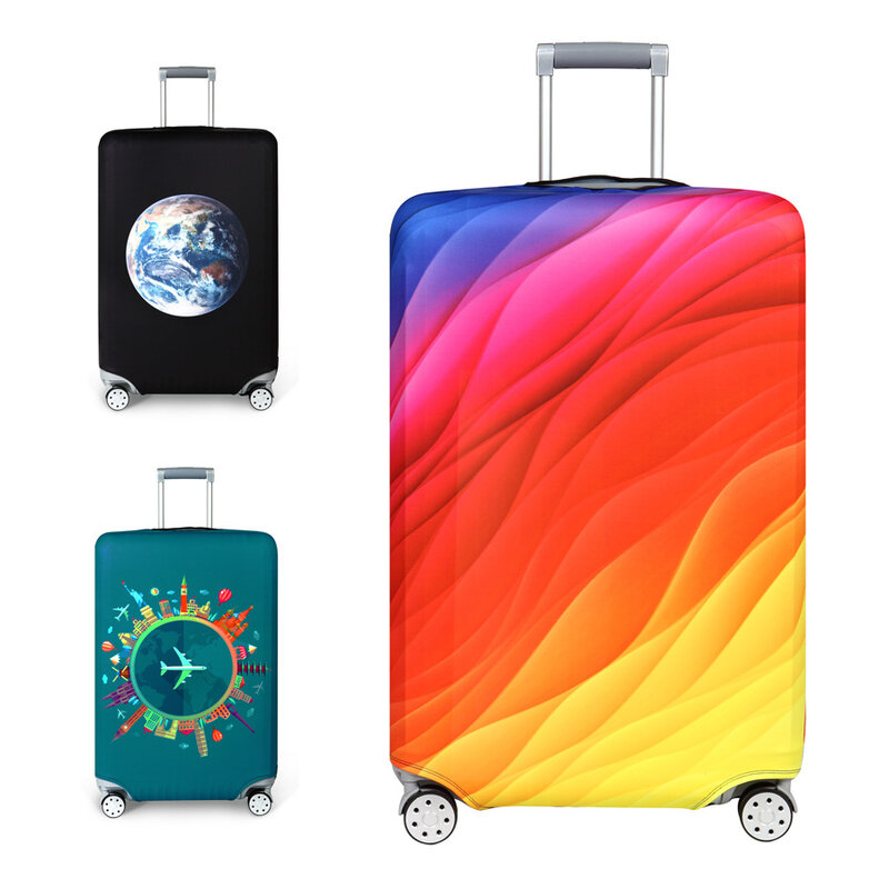 Dihfxx capa protetora para bagagem, de tecido elástico, para viagens, acessório de viagem