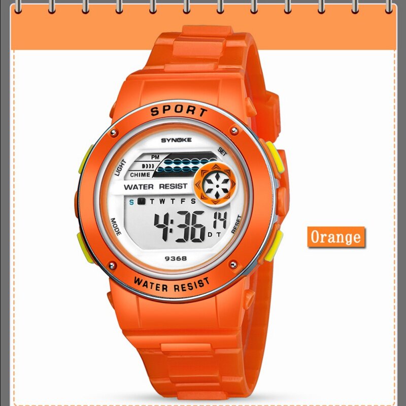 Kinder Jungen Mädchen Digital LED Sport Kinder Casual Uhren Uhr Mit Datum Armbanduhren Kind Wasserdichte Uhr