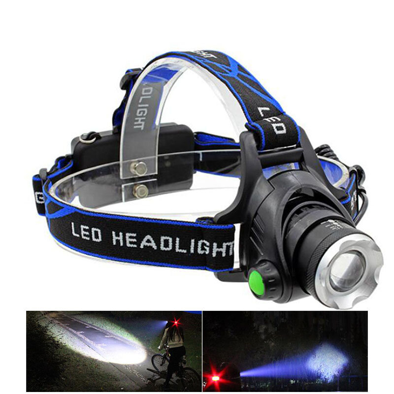 Waterproof LED Headlight  Q5 Headlamp with 18650 Battery car AC Charger Head Lamp LED Flashlights Head Torch Camping Fishing
