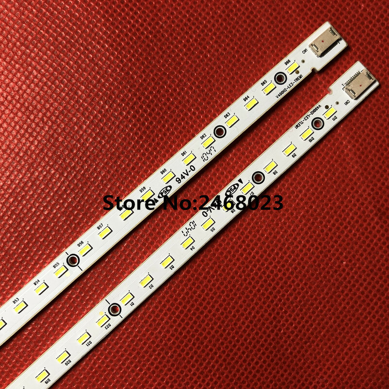 2 pièces/lot LED bande E187565 V400H2-LF2-TLEM2 V400H2-LE2-TREM2 66LED 463MM pour 40EL100C T87D149.00