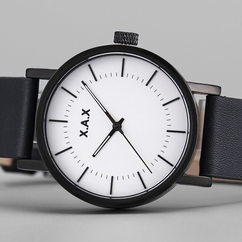 두께 시계 개인 로고 사용 가능한 스틸 백 케이스 일본 운동 덴마크 디자인 무거운 시계