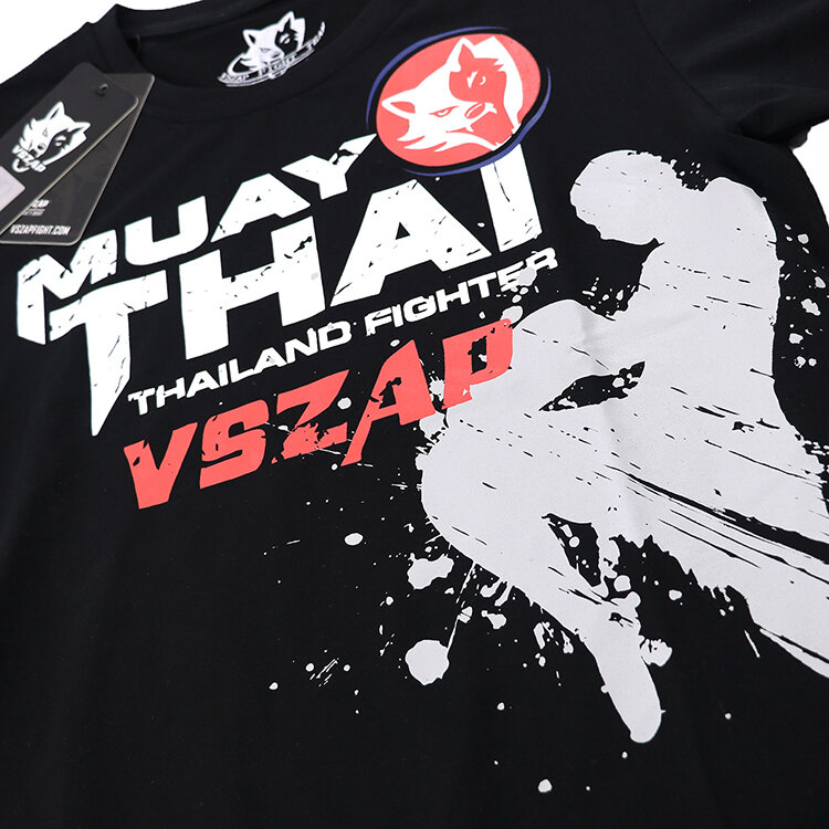 Мужская футболка VSZAP, футболка для тренировок по боксу, MMA, борьбе с боевыми единоборствами, фитнесу, муай тай