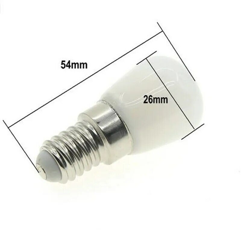 E14 3 W LED Light AC 220 V Waterproof untuk Kulkas/Mesin Jahit/Bubut milkly penutup Hangat Putih/putih Bulb Lamp