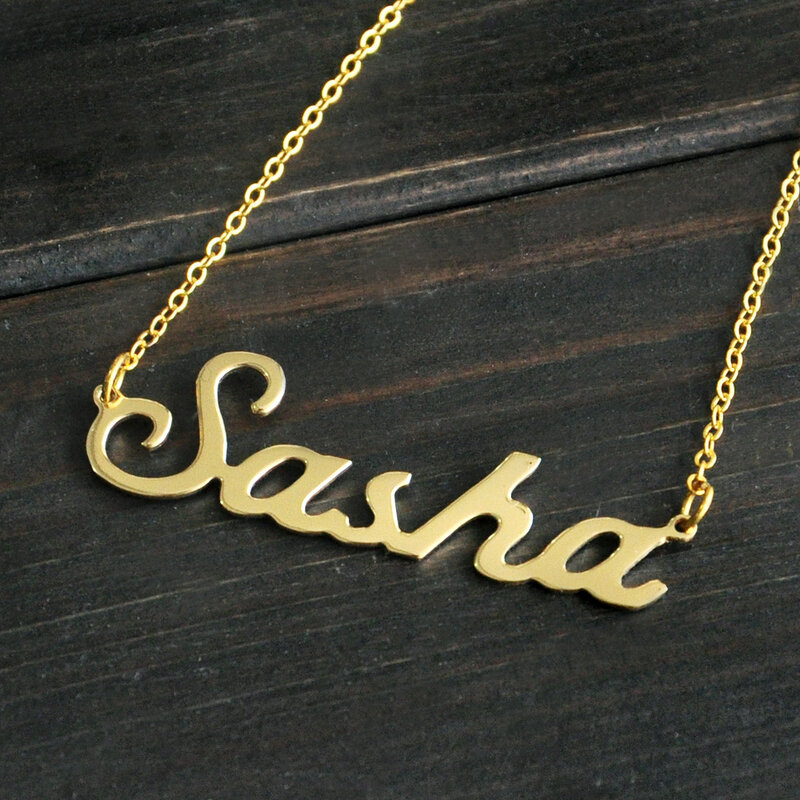 Qualsiasi Personalizzato Nome Collana del pendente della lega di Alison carattere affascinante ciondolo personalizzato nome collana Personalizzato collana