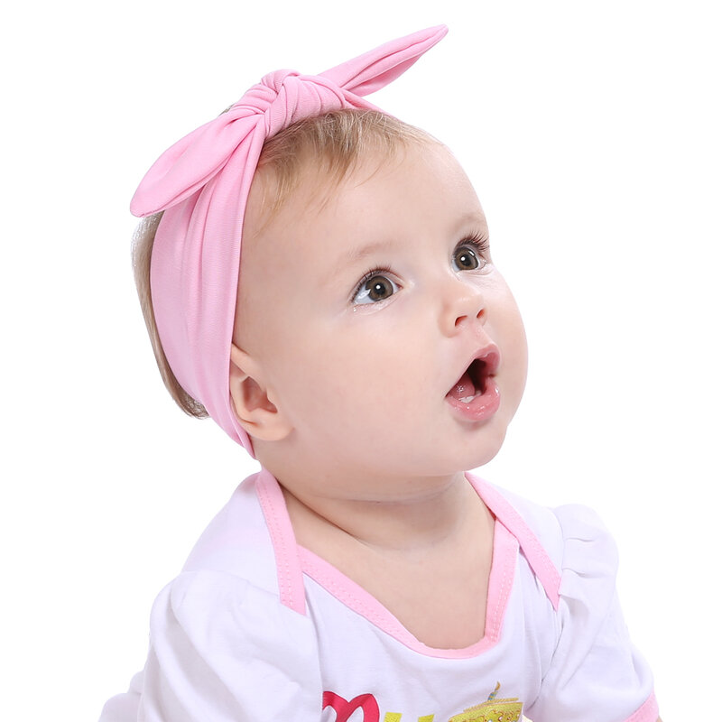 Boho noworodka pałąk Turban opaska elastyczna słodkie akcesoria do włosów dla dzieci dzieci pasma włosów dziewczyna wstążka fasce capelli neonata