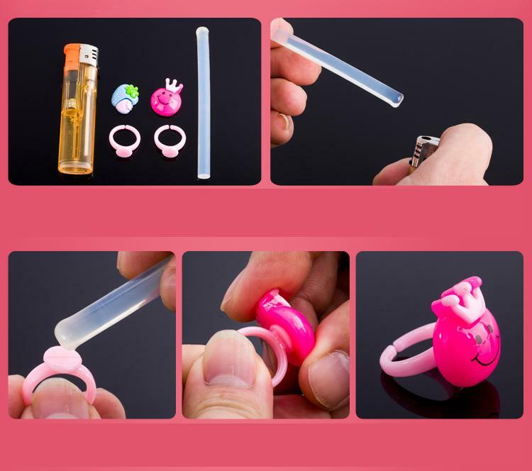 Ragazze Monili Che Fanno In Rilievo giocattoli Creativi FAI DA TE Perline Acrilico Kit di Accessori per I Braccialetti Fatti A Mano Giocattolo Educativo Regalo Di Compleanno
