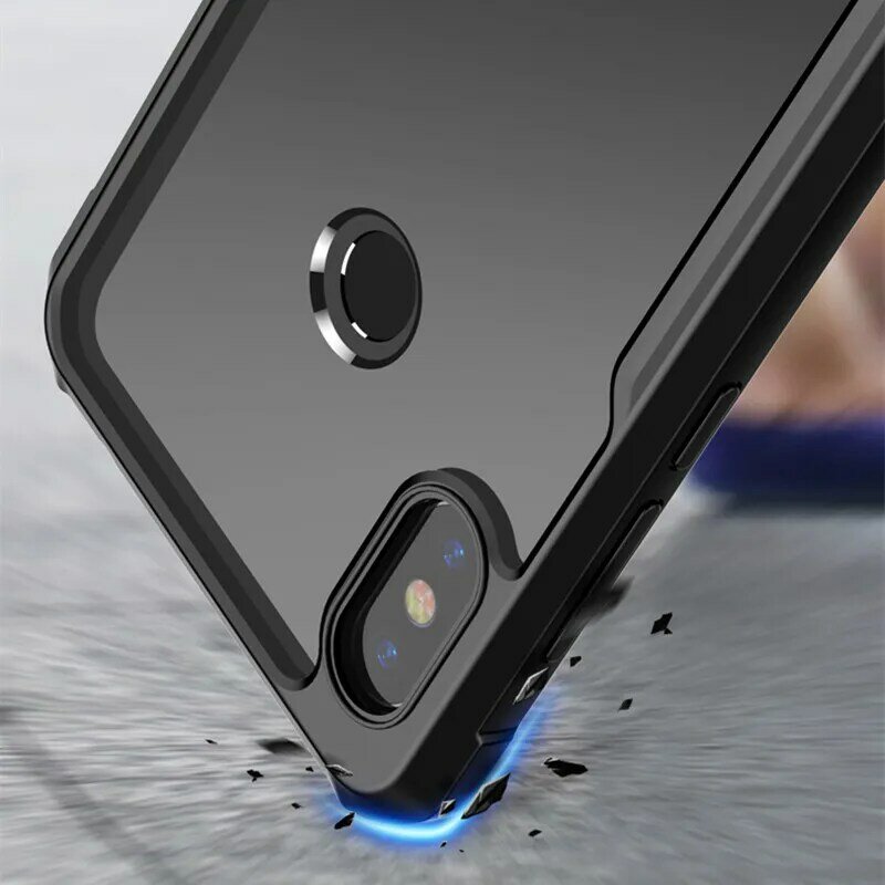 LUPHIE Silicon Clear Case For Xiaomi Max 3 360 Full Body Shockproof Case Cover For Xiaomi mi 8 8SE Redmi 6Pro Poco F1 Armor Case