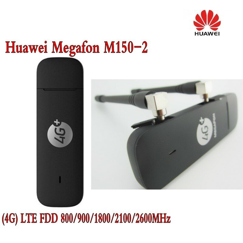 Unlocked Huawei  E3372 M150-2 150Mbps 4G FDD 800/900/1800/2100/2600MHz USB Wireless Modem 3G Mobile Broadband PK E3276s-150