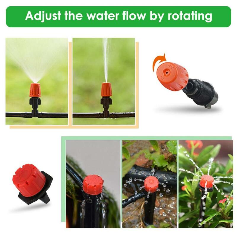 30m Automatic Micro Drip Irrigation System Garden Irrigation Spray Self Watering Kits with Adjustable Dripper