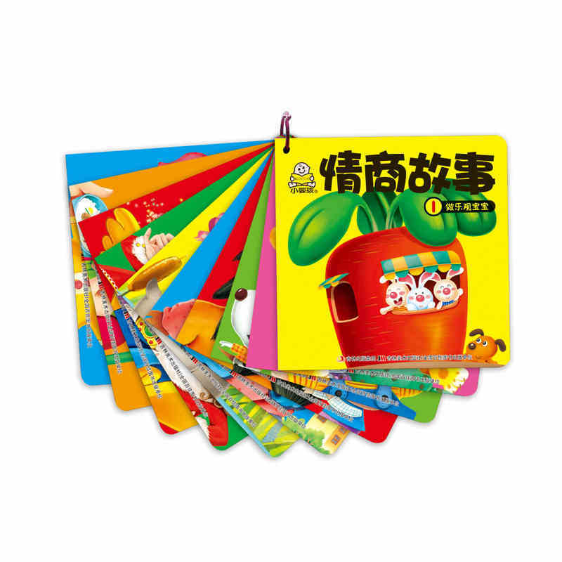 Libro de historia Chino Mandarín EQ para niños, Pinyin, libros de imágenes encantadoras para niños de 0 a 3 años, 10 libros/juego