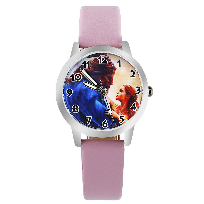 Relógio das crianças dos desenhos animados leão menino esportes relógio de quartzo 6 cores geléia menina de couro estudante moda pulseira relógio de pulso relogio